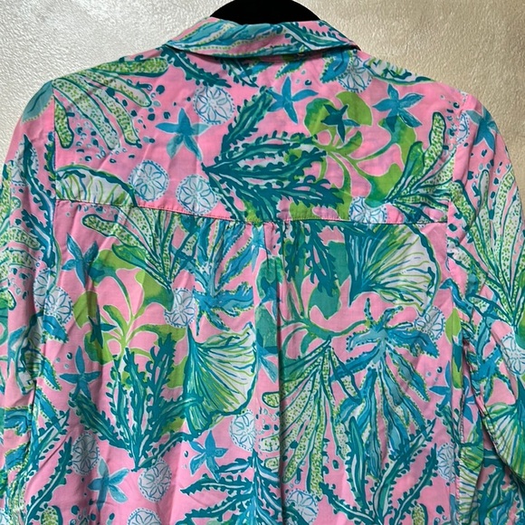 EUC Lilly Pulitzer Natalie Coverup sz medium - Picture 7 of 8